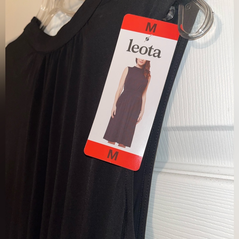 Leota Black MIDI Dress